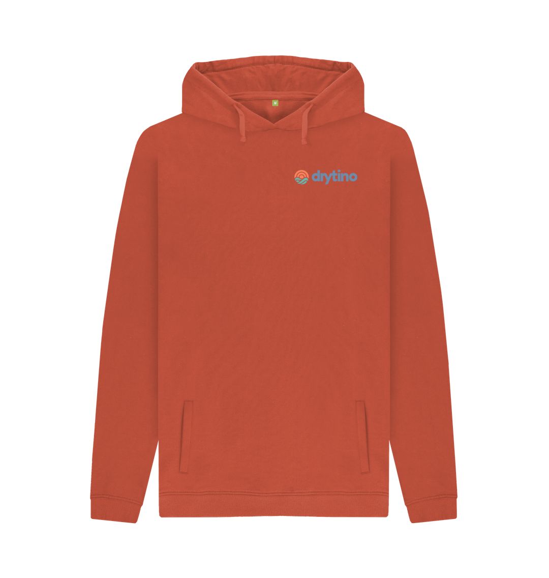 Rust Drytino 100% Organic Hoodie - Traditional Logo