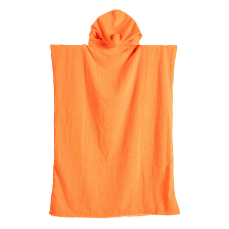 DryTino Orange Towel Poncho - Short Sleeved