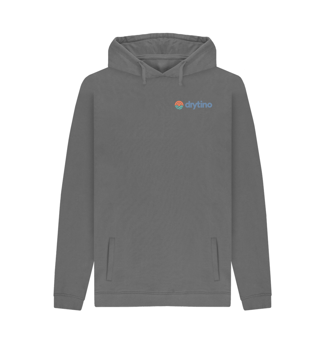 Slate Grey Printed Hoody Front