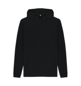 Black Printed Hoody Front