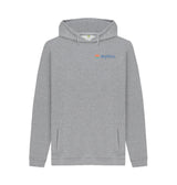 Light Heather Drytino 100% Organic Hoodie - Traditional Logo