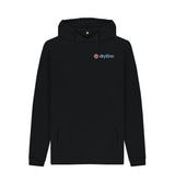 Black Drytino 100% Organic Hoodie - Traditional Logo