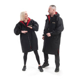 DryTino Black Shell with Red Lining - Long Sleeved Robe
