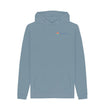 Stone Blue Drytino 100% Organic Hoodie - Traditional Logo