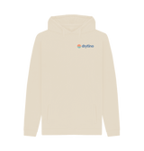 Oat Printed Hoody Front